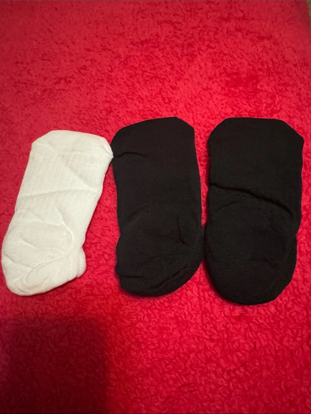 No-Show Sock 3-Pack - Black & White